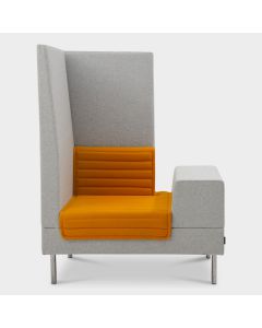 Offecct Smallroom Plus 1000 designbank - Grijs / oranje