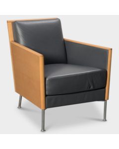 Lammhulst designfauteuil - Eiken / antraciet