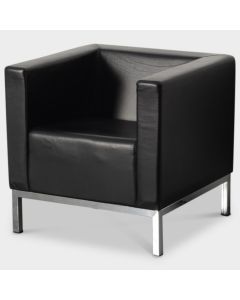 Lamm Polo designfauteuil - Zwart